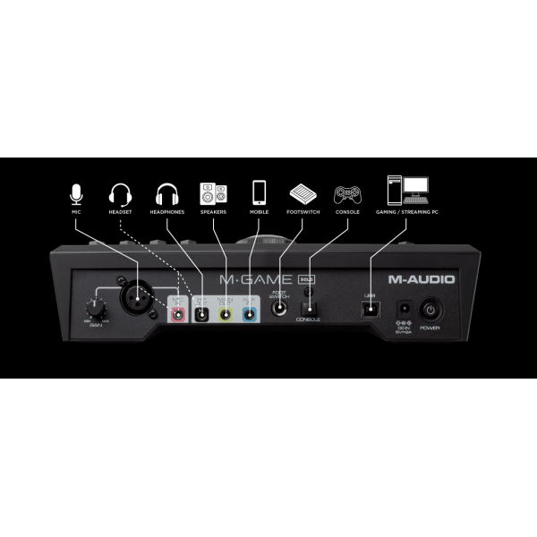 USB аудіоінтерфейс для трансляцій M-GAME SOLO