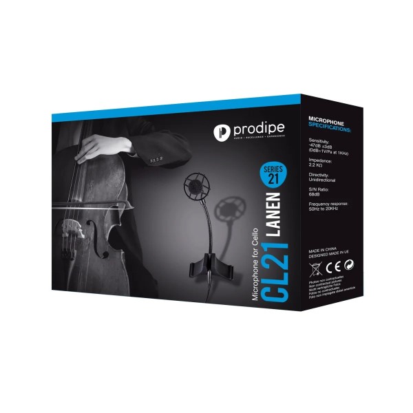 Мікрофон інструментальний Prodipe CL21 (для віолончелі)