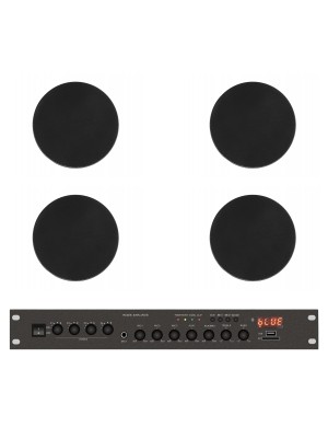 Комплект звука DV Audio LA804CMG6B для помещения до 80м.кв. Комплект звука DV Audio LA804CMG6B для помещения до 80м.кв.