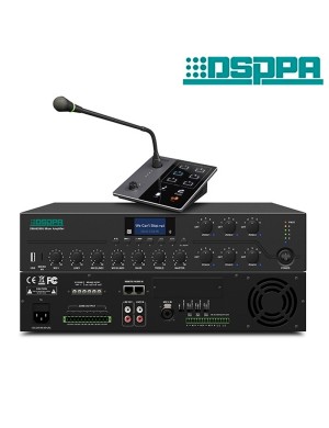 Трансляційний підсилювач потужності з конференц-мікрофоном DSPPA DMA6350U