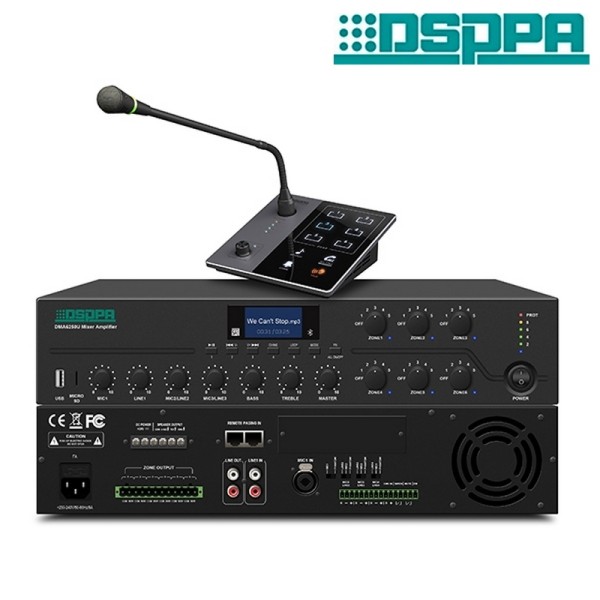 Трансляційний підсилювач потужності з конференц-мікрофоном DSPPA DMA6350U