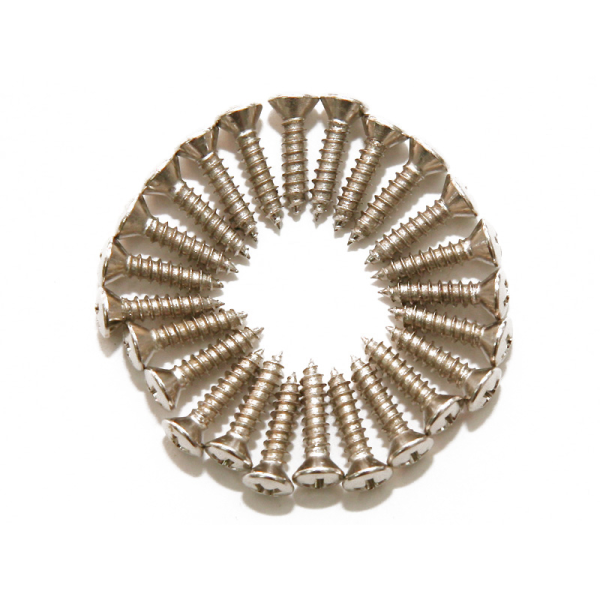 Набір шурупів DiMarzio FH1000C Pickguard / Backplate Screws – Set of 24 (Chrome)