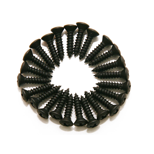 Набір шурупів DiMarzio FH1000BK Pickguard / Backplate Screws – Set of 24 (Black)