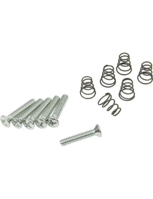 Набір гвинтів DIMARZIO FH1311 VINTAGE-STYLE SINGLE-COIL MOUNTING HARDWARE KIT (CHROME)