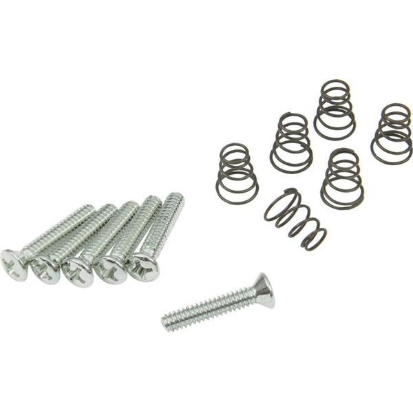 Набір гвинтів DIMARZIO FH1311 VINTAGE-STYLE SINGLE-COIL MOUNTING HARDWARE KIT (CHROME)