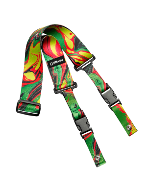 Ремінь для гітари DIMARZIO DD2241 STEVE VAI CLIPLOCK - GREEN UNIVERSE
