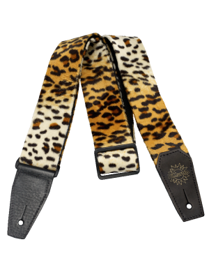Ремінь для гітари DIMARZIO Cheetah Guitar Strap with Leather Ends