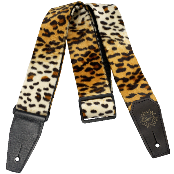 Ремінь для гітари DIMARZIO Cheetah Guitar Strap with Leather Ends