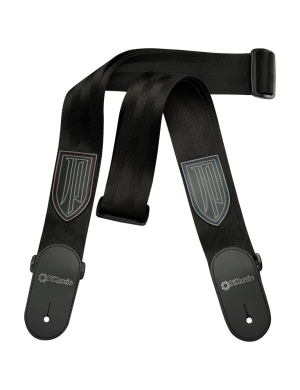 Гітарний ремінь DIMARZIO DD3100JPBKBL John Petrucci Nylon with Leather Ends