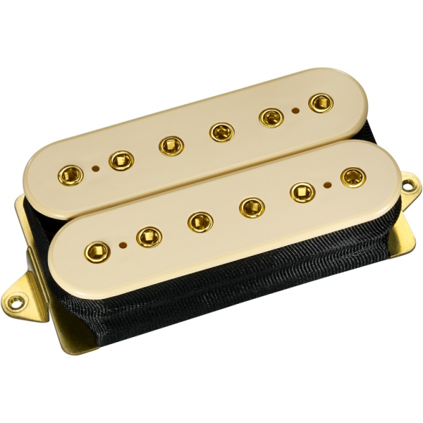 Звукознімач DIMARZIO SUPER DISTORTION F-SPACED (CREME+GOLD)