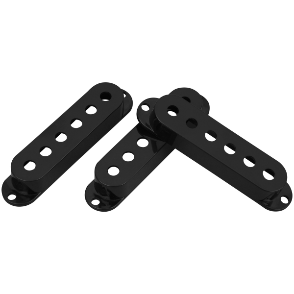 Пластикові кришки для синглових звукознімачів DIMARZIO DM2000BK VINTAGE STRAT PICKUP COVERS (Black)