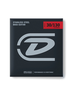 Струны для бас-гитары DUNLOP DBS30130 STAINLESS STEEL MEDIUM 6 STRING (30-130)