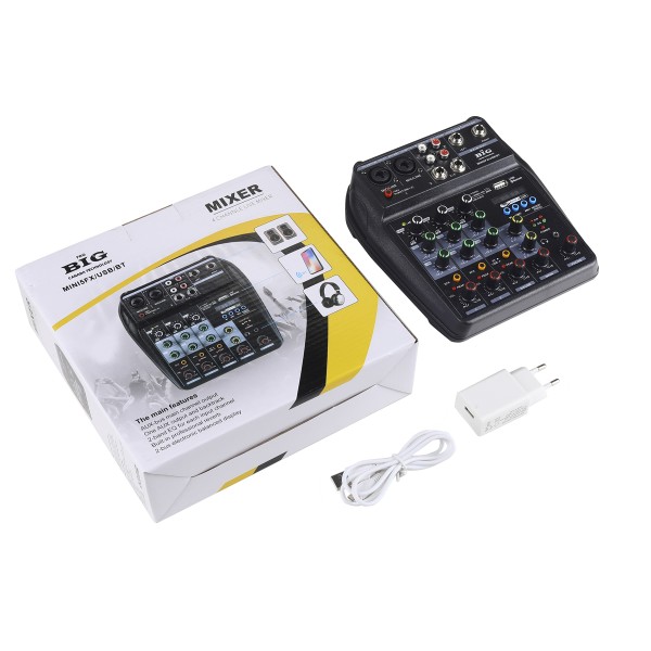 Мікшерний пульт BIG MINI5 FX/USB/BT