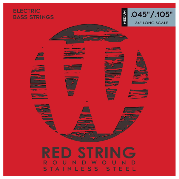 Струни для бас-гітари WARWICK 42200 RED LABEL M4 (45-105)