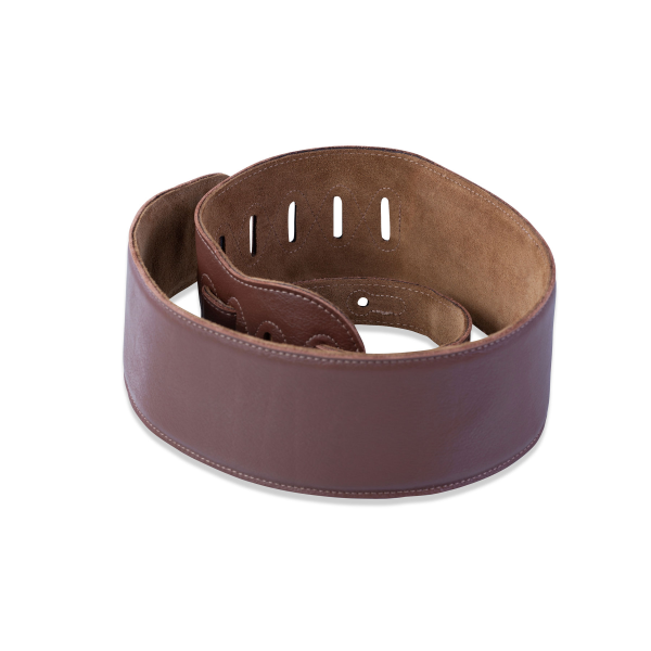 Ремінь для бас-гітари LEVY'S M4GF-BRN CLASSICS SERIES PADDED GARMENT LEATHER BASS STRAP (BROWN)