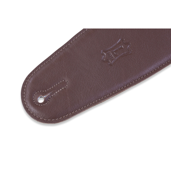 Ремінь для бас-гітари LEVY'S M4GF-BRN CLASSICS SERIES PADDED GARMENT LEATHER BASS STRAP (BROWN)