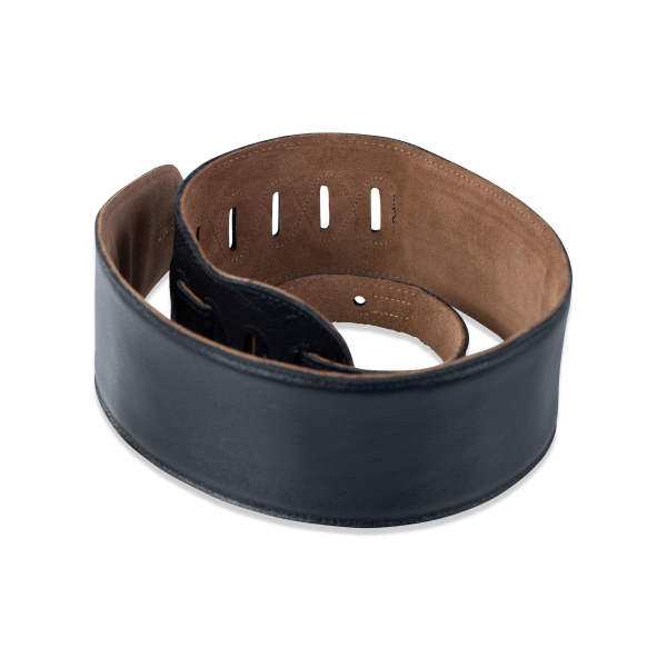 Ремінь для бас-гітари LEVY'S M4GF-BLK CLASSICS SERIES PADDED GARMENT LEATHER BASS STRAP (BLACK)