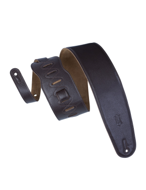 Ремінь для бас-гітари  LEVY'S M4GF-DBR CLASSICS SERIES PADDED GARMENT LEATHER BASS STRAP (DARK BROWN