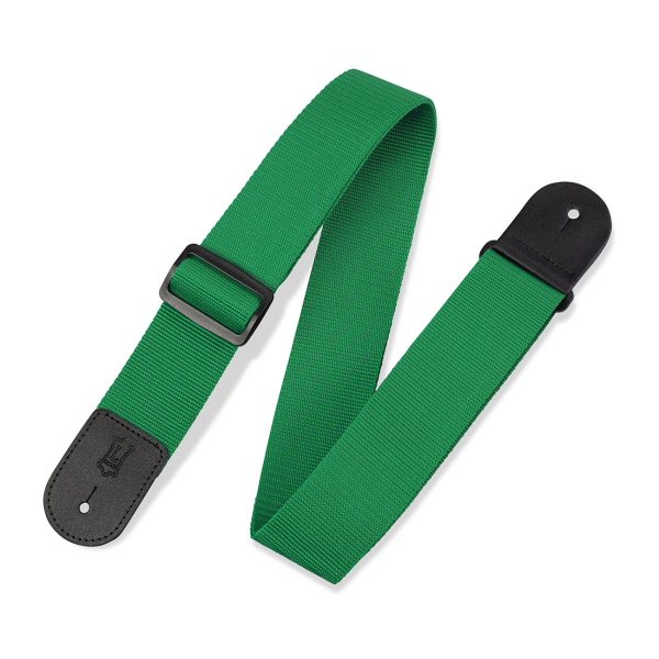 Гітарний ремінь LEVY'S M8POLY-GRN CLASSICS SERIES POLYPROPYLENE GUITAR STRAP (GREEN)