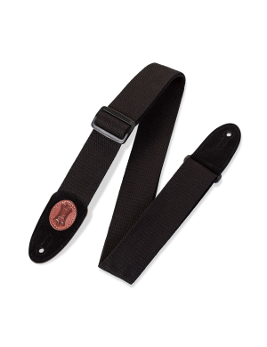 Гітарний ремінь LEVY'S MSSC8-BLK CLASSICS SERIES COTTON GUITAR STRAP (BLACK)