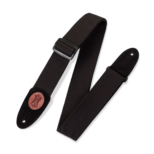 Гітарний ремінь LEVY'S MSSC8-BLK CLASSICS SERIES COTTON GUITAR STRAP (BLACK)