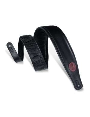 Ремінь для бас-гітари з м'якою підкладкою LEVY'S MSS2-BLK SIGNATURE SERIES PADED GUITAR STRAP (BLACK
