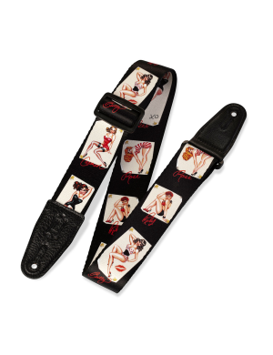 Гітарний ремінь LEVY'S MPS2-072 PRINT SERIES GUITAR STRAP (GIRLS)