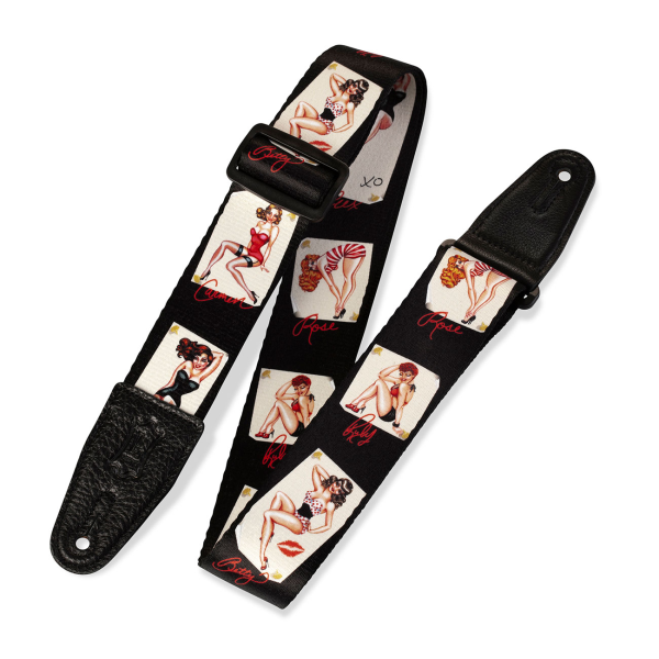 Гітарний ремінь LEVY'S MPS2-072 PRINT SERIES GUITAR STRAP (GIRLS)