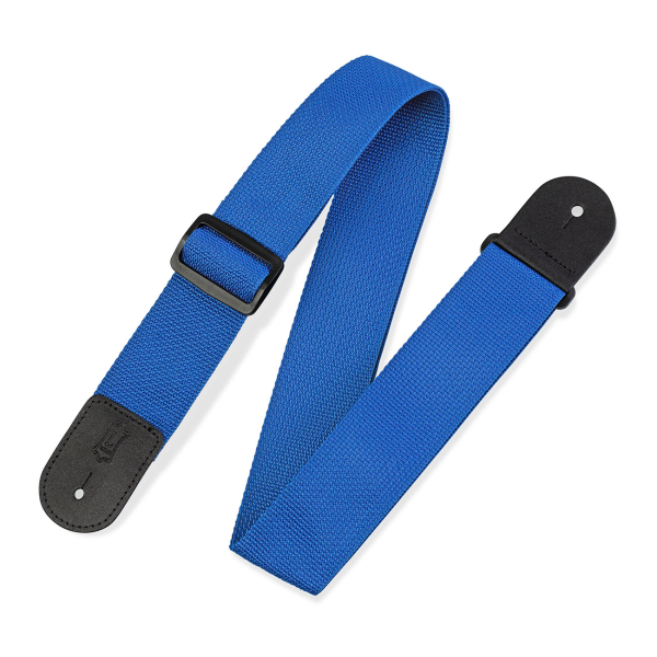 Гітарний ремінь LEVY'S M8POLY-ROY CLASSICS SERIES POLYPROPYLENE GUITAR STRAP (ROYAL BLUE)