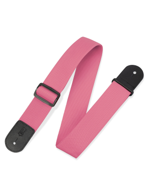 Гітарний ремінь LEVY'S M8POLY-PNK CLASSICS SERIES POLYPROPYLENE GUITAR STRAP (PINK)