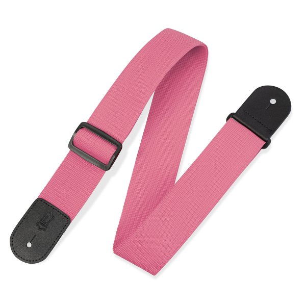 Гітарний ремінь LEVY'S M8POLY-PNK CLASSICS SERIES POLYPROPYLENE GUITAR STRAP (PINK)