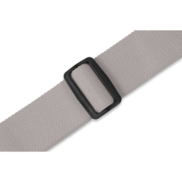 Гітарний ремінь LEVY'S M8POLY-GRY CLASSICS SERIES POLYPROPYLENE GUITAR STRAP (GREY)