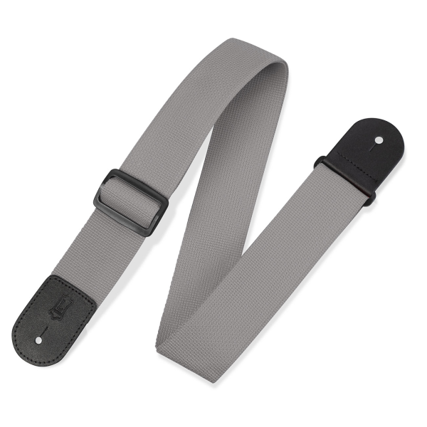 Гітарний ремінь LEVY'S M8POLY-GRY CLASSICS SERIES POLYPROPYLENE GUITAR STRAP (GREY)
