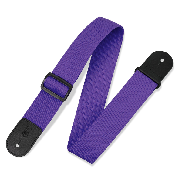 Гітарний ремінь LEVY'S M8POLY-PRP CLASSICS SERIES POLYPROPYLENE GUITAR STRAP (PURPLE)
