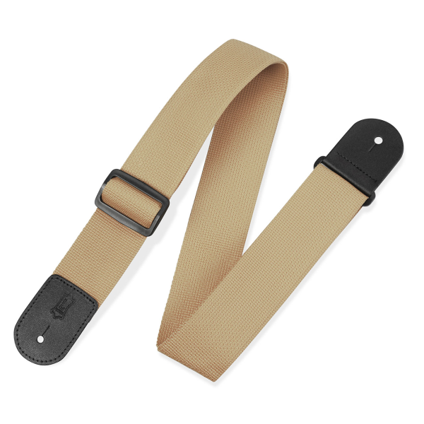 Гітарний ремінь LEVY'S M8POLY-TAN CLASSICS SERIES POLYPROPYLENE GUITAR STRAP (TAN)