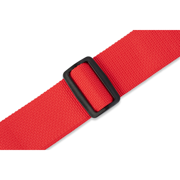 Гітарний ремінь LEVY'S M8POLY-RED CLASSICS SERIES POLYPROPYLENE GUITAR STRAP (RED)