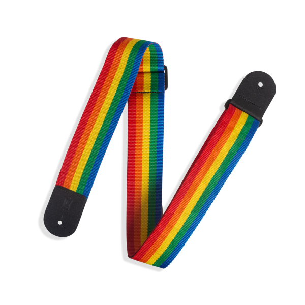 Гітарний ремінь LEVY'S M8POLY-RNB CLASSICS SERIES POLYPROPYLENE GUITAR STRAP (RAINBOW)