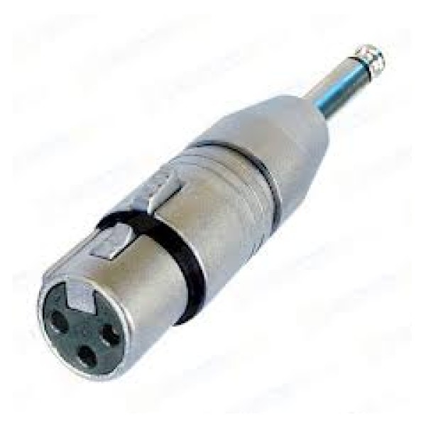 Перехідник BIG GCB005 — Canon (XLR мама) → Jack 6.35 мм (тато, моно)