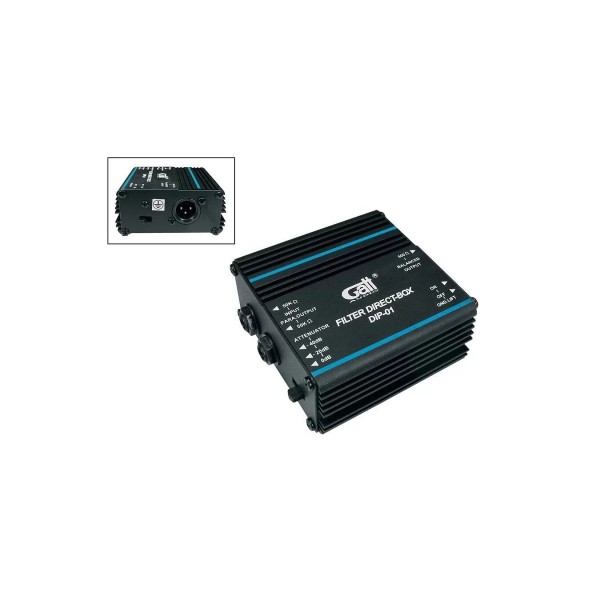 Директ-бокс (ді-бокс) Gatt Audio DIP-01 Директ-бокс (ді-бокс) Gatt Audio DIP-01