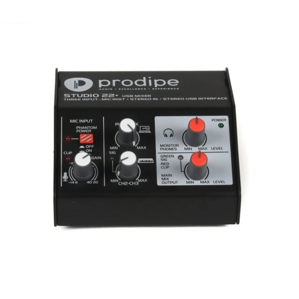 Аудіоінтерфейс Prodipe Studio 22+