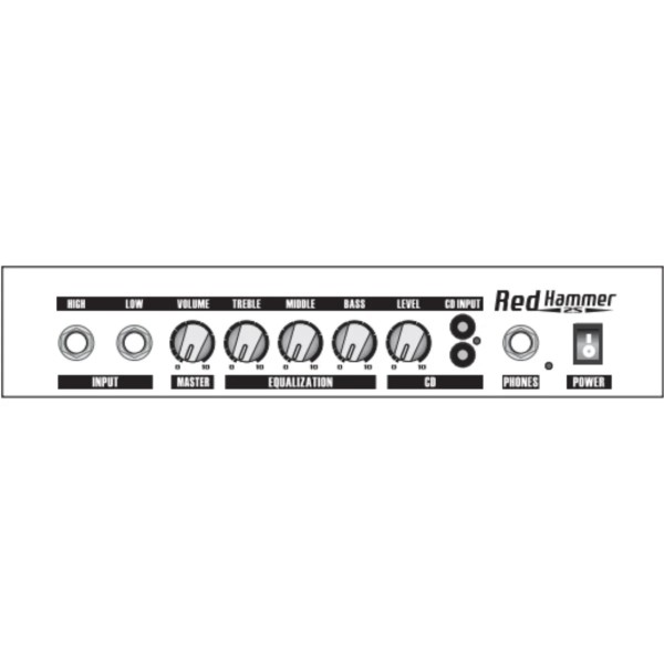 Комбопідсилювач басовий Belcat Red Hammer-25