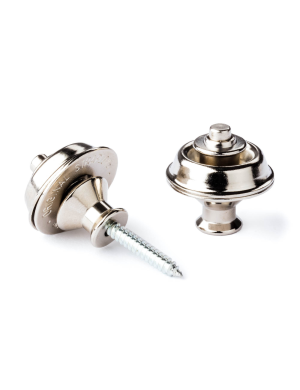 Универсальные стреплоки для ремня DUNLOP SLS1031N DUAL DESIGN NICKEL