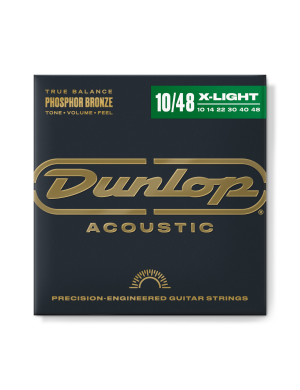 Струны для акустической гитары DUNLOP DAP1048 PHOSPHOR BRONZE EXTRA LIGHT (10-48)