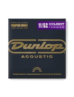 Струни для акустичної гітари DUNLOP DAP1152 Phosphor Bronze (11-52)