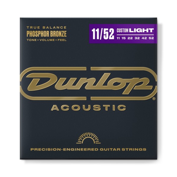 Струни для акустичної гітари DUNLOP DAP1152 Phosphor Bronze (11-52)