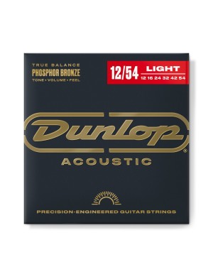 Струни для акустичної гітари DUNLOP DAP1254 Phosphor Bronze (12-54)