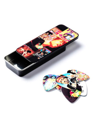 Медиатор DUNLOP JHPT08H JIMI HENDRIX MONTAGE PICK TIN (HEAVY)