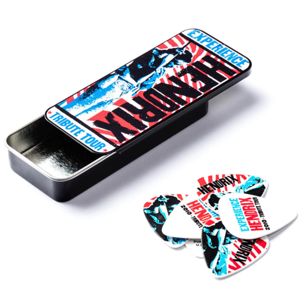 Медіатор DUNLOP JHPT09M JIMI HENDRIX TRIBUTE TOUR PICK TIN (MEDIUM)