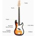 Бас-гітара з чохлом та аксесуарами Donner Music DPB-510 Electric Bass Guitar Sunburst EC1227