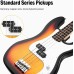 Бас-гітара з чохлом та аксесуарами Donner Music DPB-510 Electric Bass Guitar Sunburst EC1227